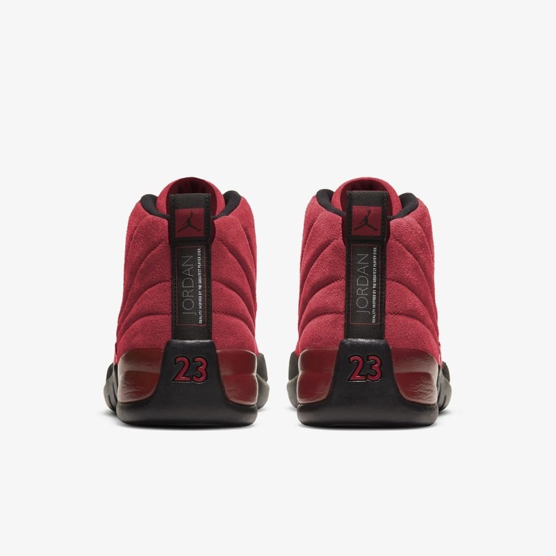 Jordan 12s red suede hotsell